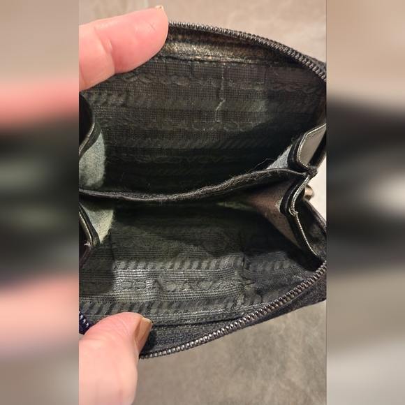 Prada Nylon Zipper Wallet Black 4.25" X 3" - Picture 12 of 12